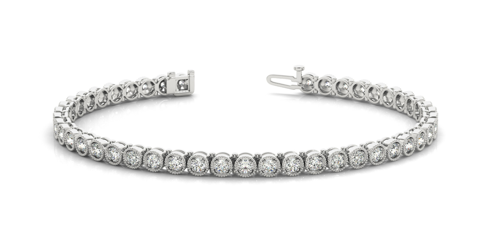 Bracelet In Line Prong Set