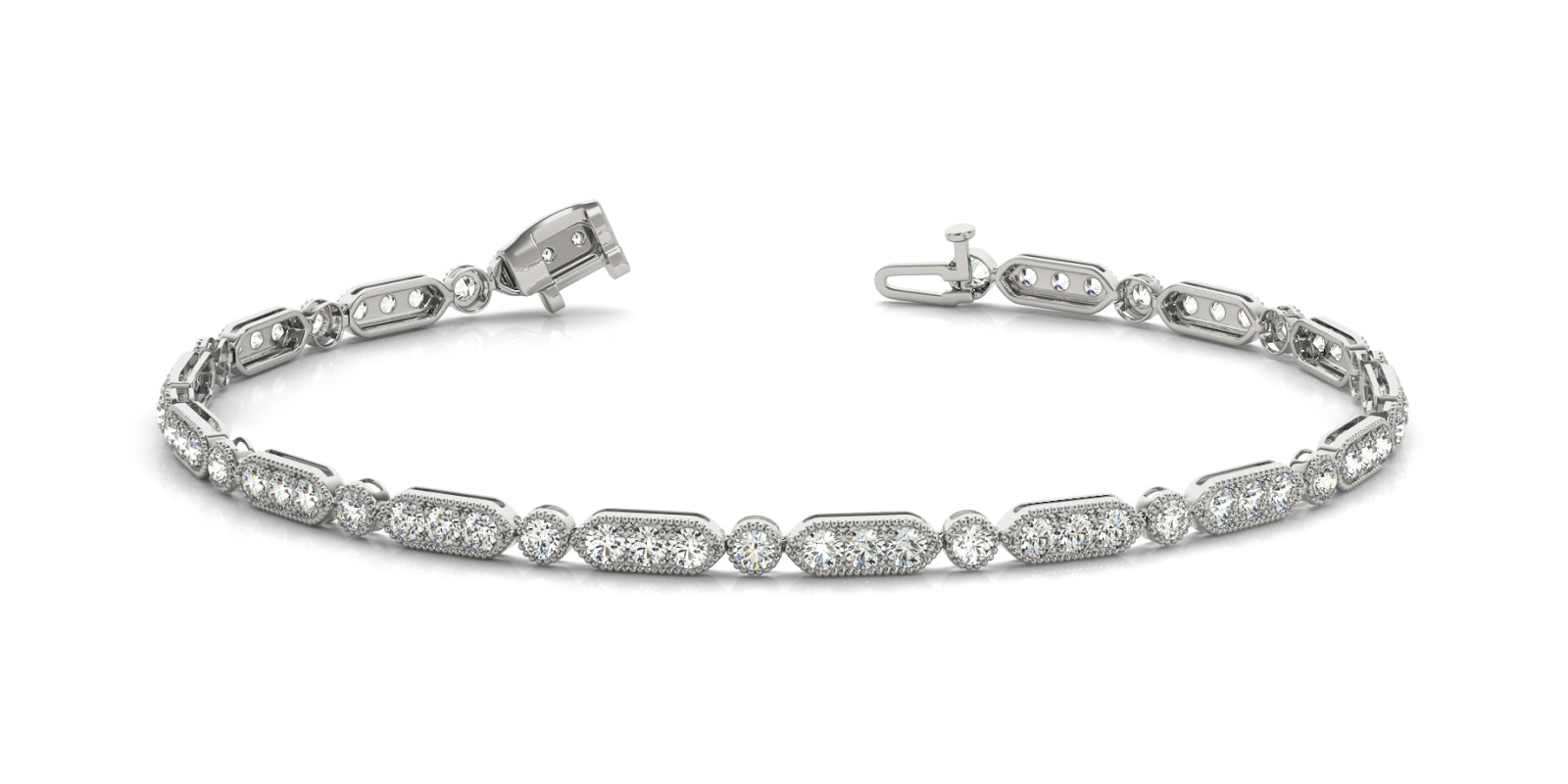Bracelet In Line Prong Set