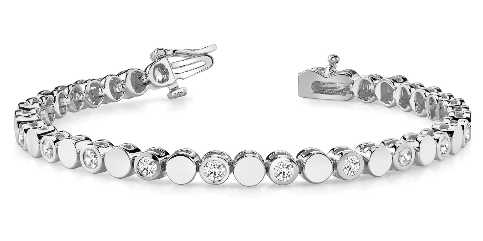 BEZ/SOLID RD LINK BRACELET