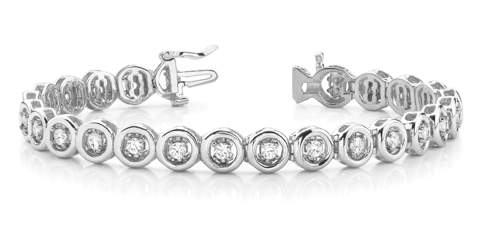 Bracelet In Line Prong Set