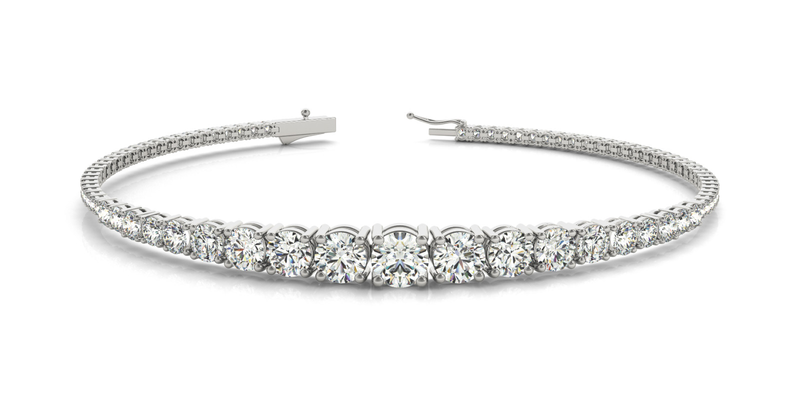 Bracelet In Line Prong Set