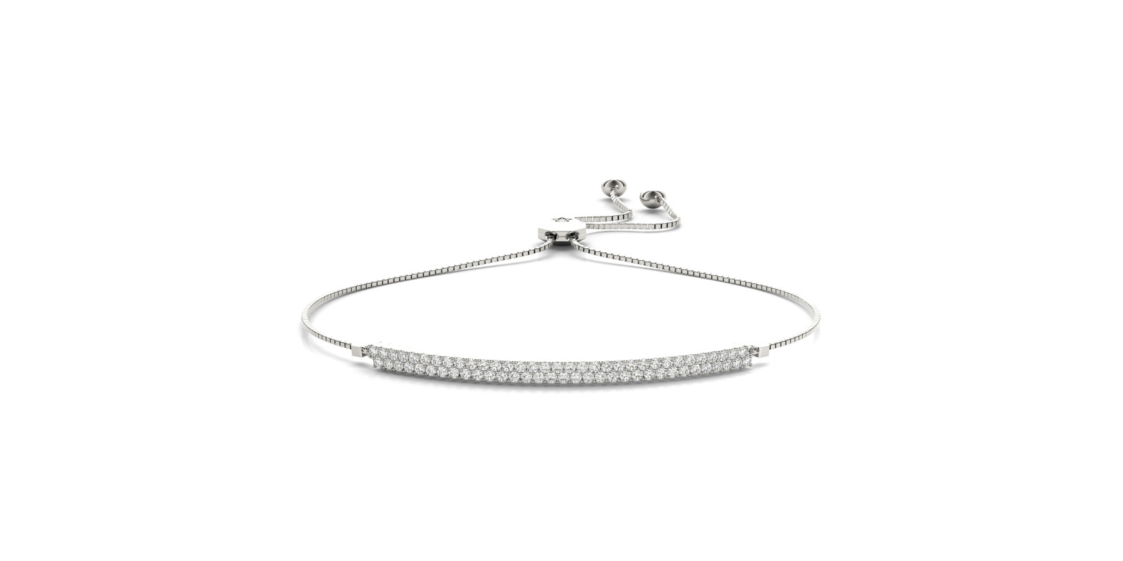 2 ROW ADJUSTABLE BRACELET
