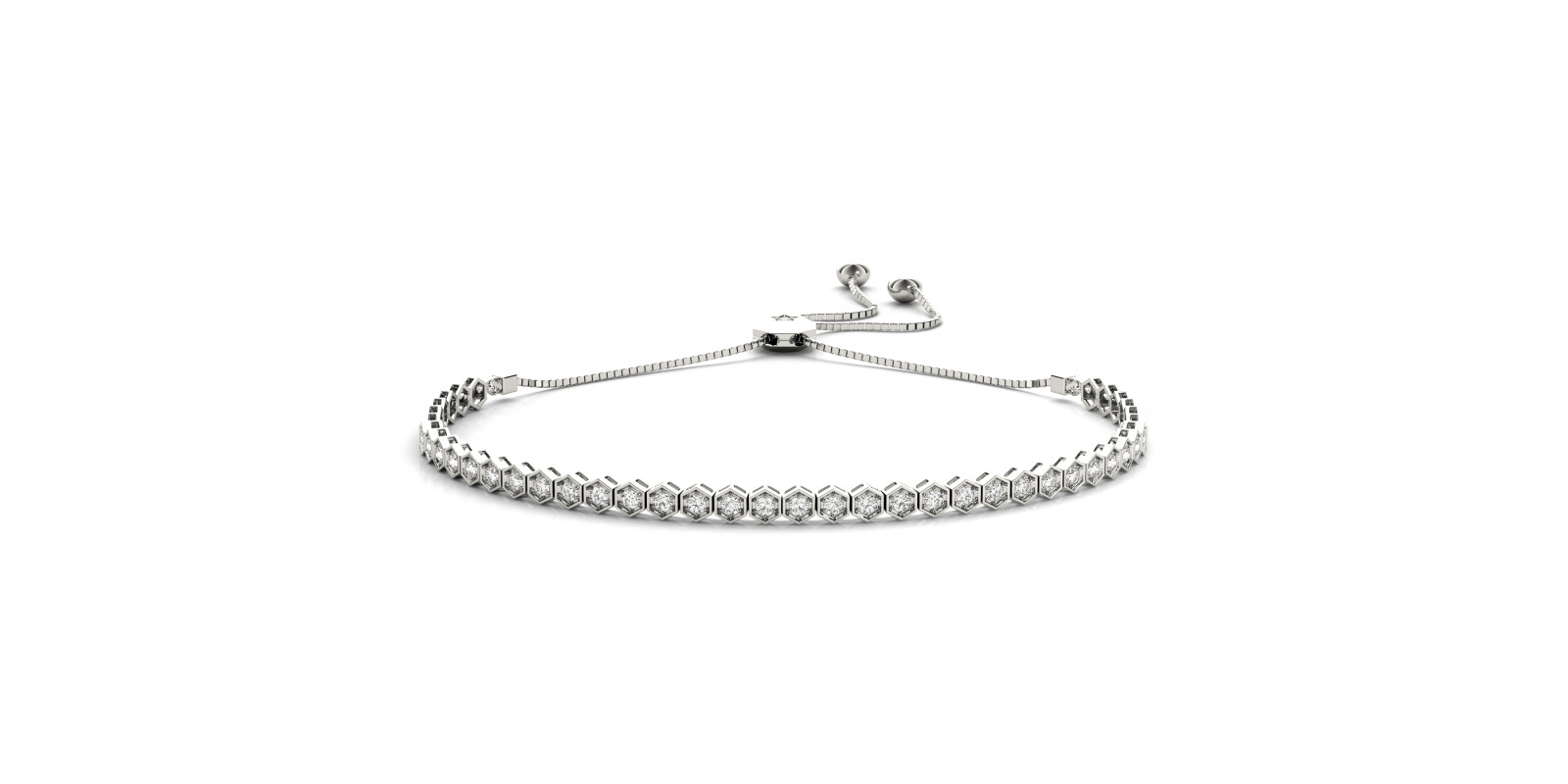 ADJUSTABLE TENNIS BRACELET