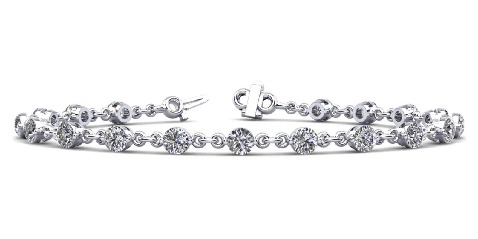 SINGLE PRONG BRACELET-UNDER-CLASP
