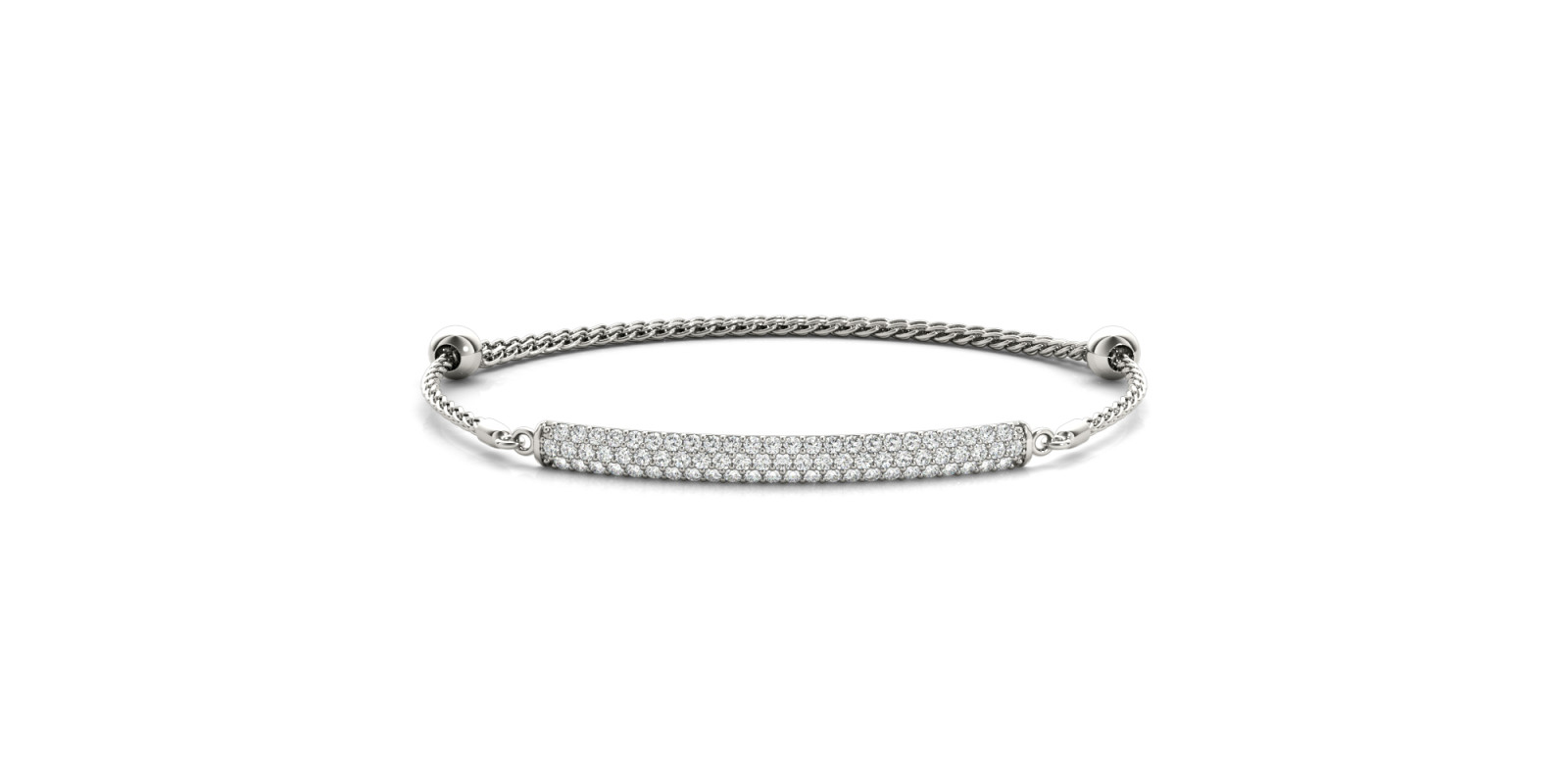 3 ROW DIAMOND BRACELET