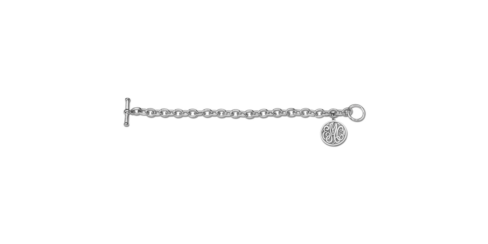 20MM MONOGRAM CHARM BRACELET