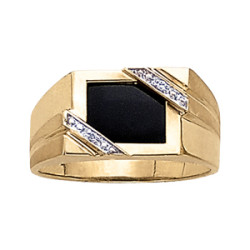 GENTS RING ONYX