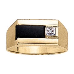 GENTS RING ONYX