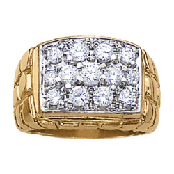 GENTS RING CLUSTER