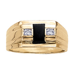 GENTS RING ONYX