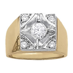 GENTS RING CLUSTER