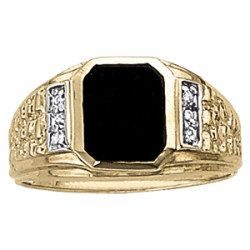 GENTS RING ONYX
