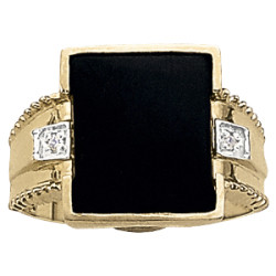 GENTS RING ONYX