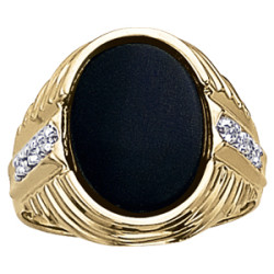 GENTS RING ONYX