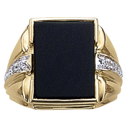 GENTS RING ONYX