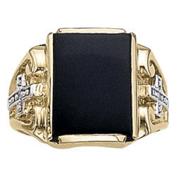 GENTS RING ONYX