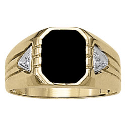GENTS RING ONYX