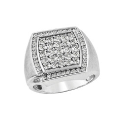 GENT'S DIAMOND CLUSTER RING