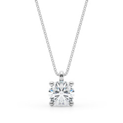 ROUND SOLITAIRE PENDANT