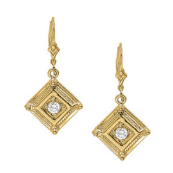 EARRINGS SINGLE STONE