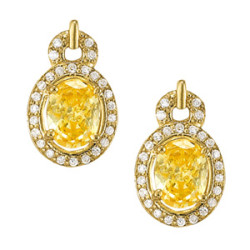 EARRINGS COLOR OVAL