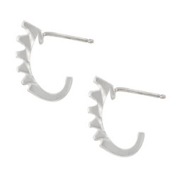 EARRINGS HOOP EARRINGS J-HOOPS