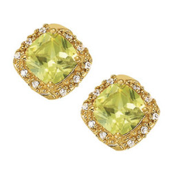 EARRINGS COLOR SQUARE & CUSHION