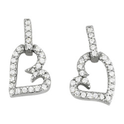 1/8  CTTW DIAMOND FASHION EARRINGS
