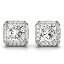 4 PRONG SQUARE HALO