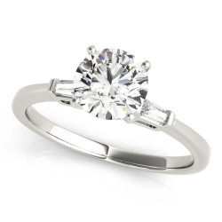 ENGAGEMENT RINGS 3 STONE BAGUETTE