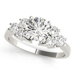 ENGAGEMENT RINGS CLUSTER SIDES
