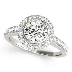 ENGAGEMENT RINGS HALO ROUND