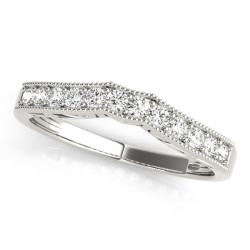 WEDDING BANDS CURVED BANDS