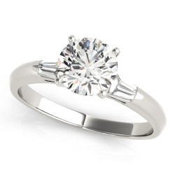 ENGAGEMENT RINGS FANCY SHAPE BAGUETTE