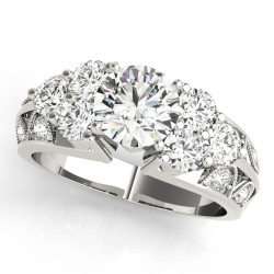 ENGAGEMENT RINGS CLUSTER SIDES