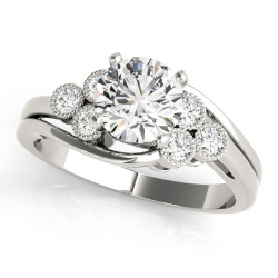 ENGAGEMENT RINGS CLUSTER SIDES