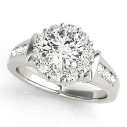 ENGAGEMENT RINGS HALO ROUND