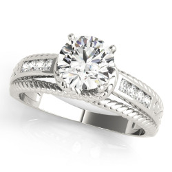 ENGAGEMENT RINGS SINGLE ROW CHANNEL SET