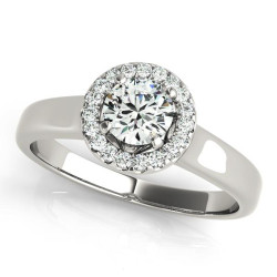 ENGAGEMENT RINGS HALO ROUND