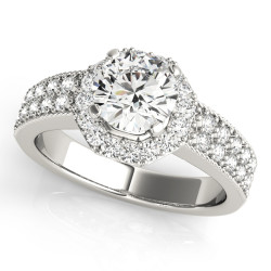ENGAGEMENT RINGS HALO ROUND