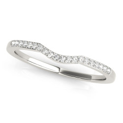 WEDDING BANDS CURVED BANDS