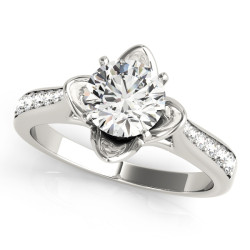 ENGAGEMENT RINGS SINGLE ROW PRONG SET