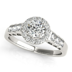 ENGAGEMENT RINGS HALO ROUND