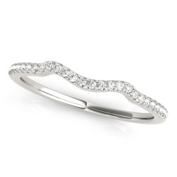 WEDDING BANDS CURVED BANDS