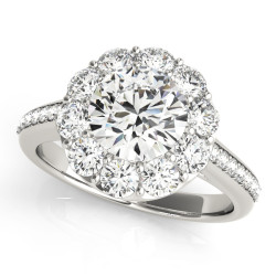 ENGAGEMENT RINGS HALO ROUND