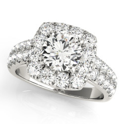 ENGAGEMENT RINGS HALO ROUND