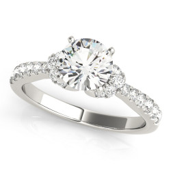 ENGAGEMENT RINGS SINGLE ROW PRONG SET