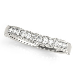 WEDDING BANDS CURVED BANDS