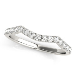 WEDDING BANDS CURVED BANDS