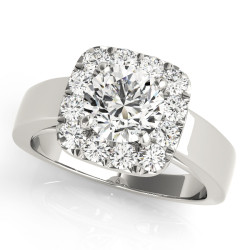 ENGAGEMENT RINGS HALO ROUND